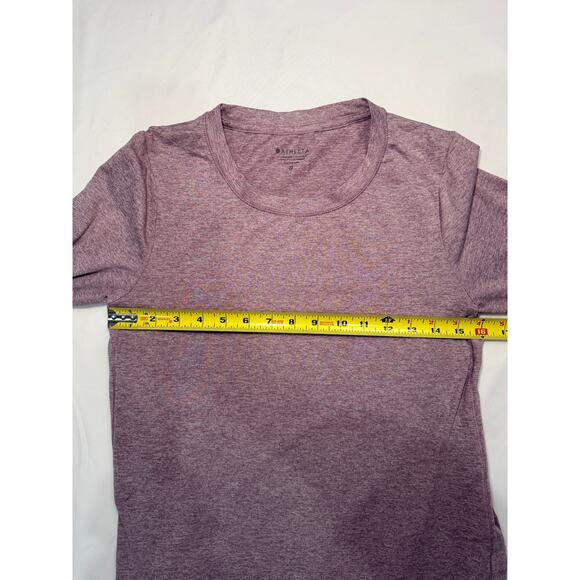 Athleta Uptempo Long Sleeve Top XS Heathered Red Thumbhole Activewear Base Layer - Picture 10 of 11